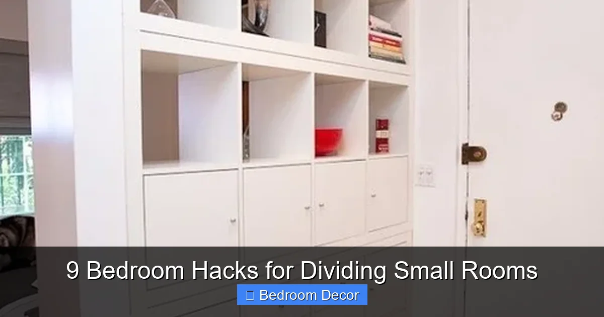 9 Bedroom Hacks for Dividing Small Rooms