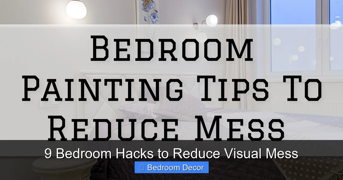 9 Bedroom Hacks to Reduce Visual Mess
