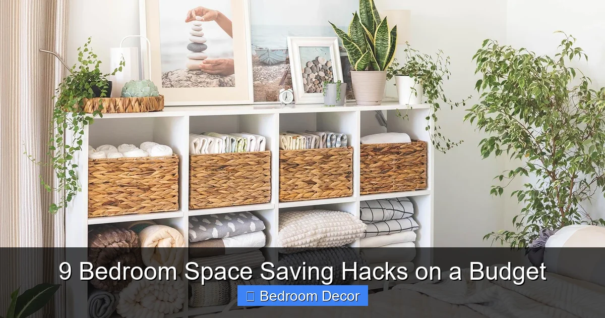 9 Bedroom Space Saving Hacks on a Budget