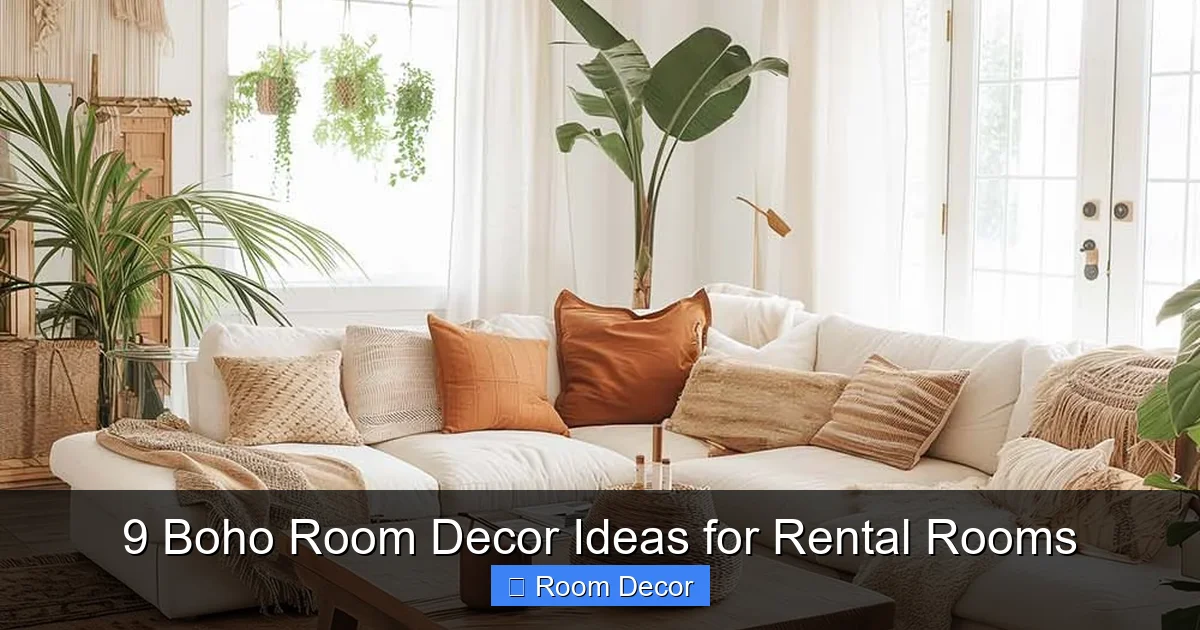 9 Boho Room Decor Ideas for Rental Rooms