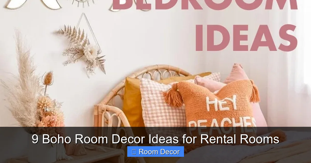 9 Boho Room Decor Ideas for Rental Rooms