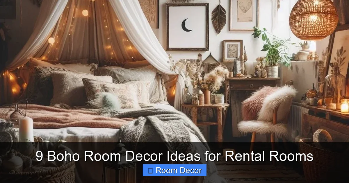 9 Boho Room Decor Ideas for Rental Rooms
