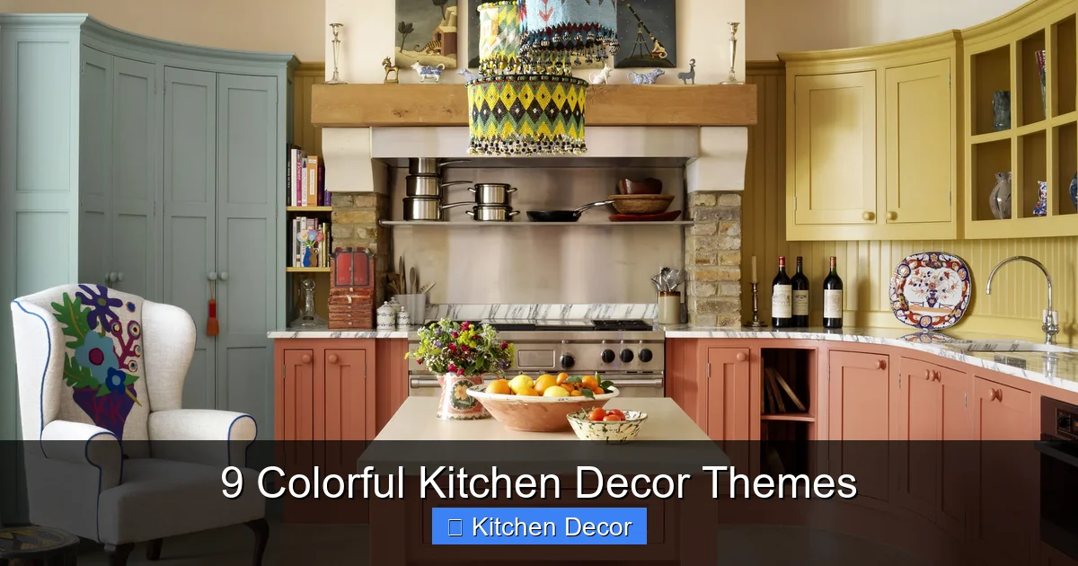 9 Colorful Kitchen Decor Themes