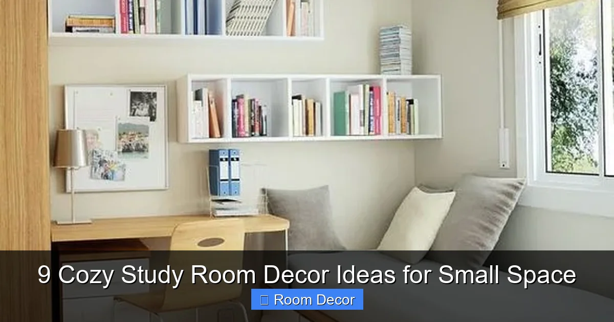 9 Cozy Study Room Decor Ideas for Small Space
