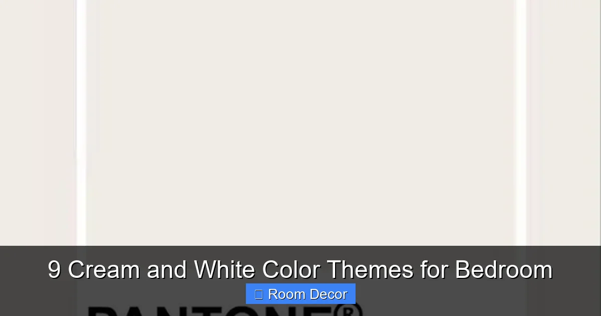 9 Cream and White Color Themes for Bedroom