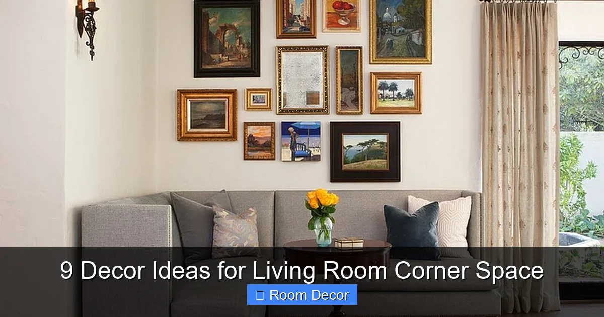 9 Decor Ideas for Living Room Corner Space