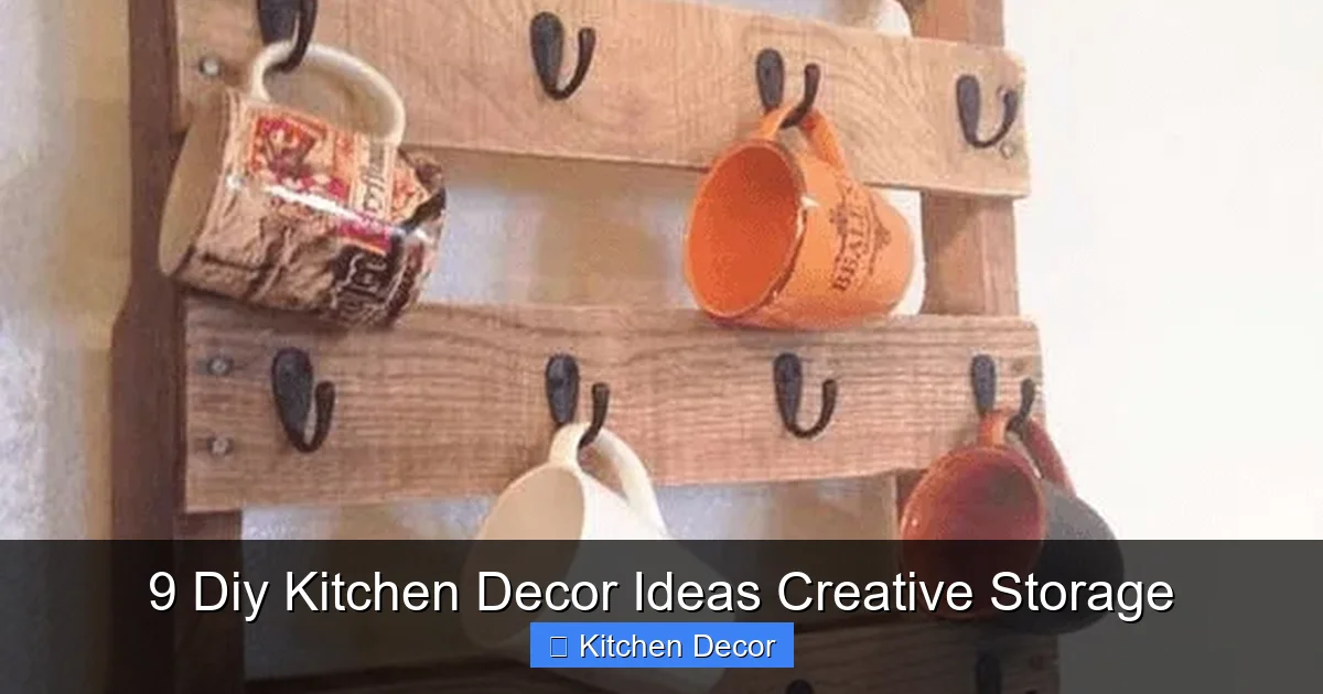 9 Diy Kitchen Decor Ideas Creative Storage