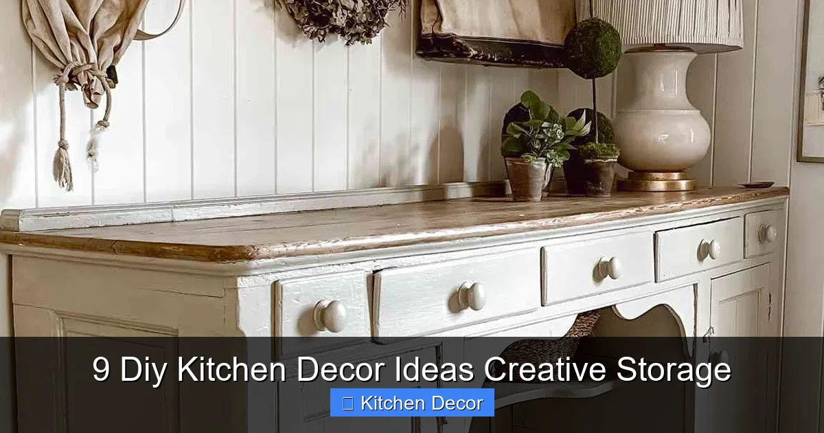 9 Diy Kitchen Decor Ideas Creative Storage