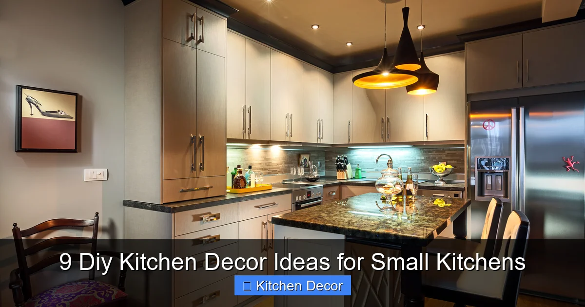9 Diy Kitchen Decor Ideas for Small Kitchens