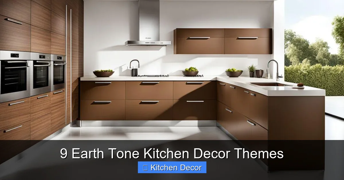 9 Earth Tone Kitchen Decor Themes