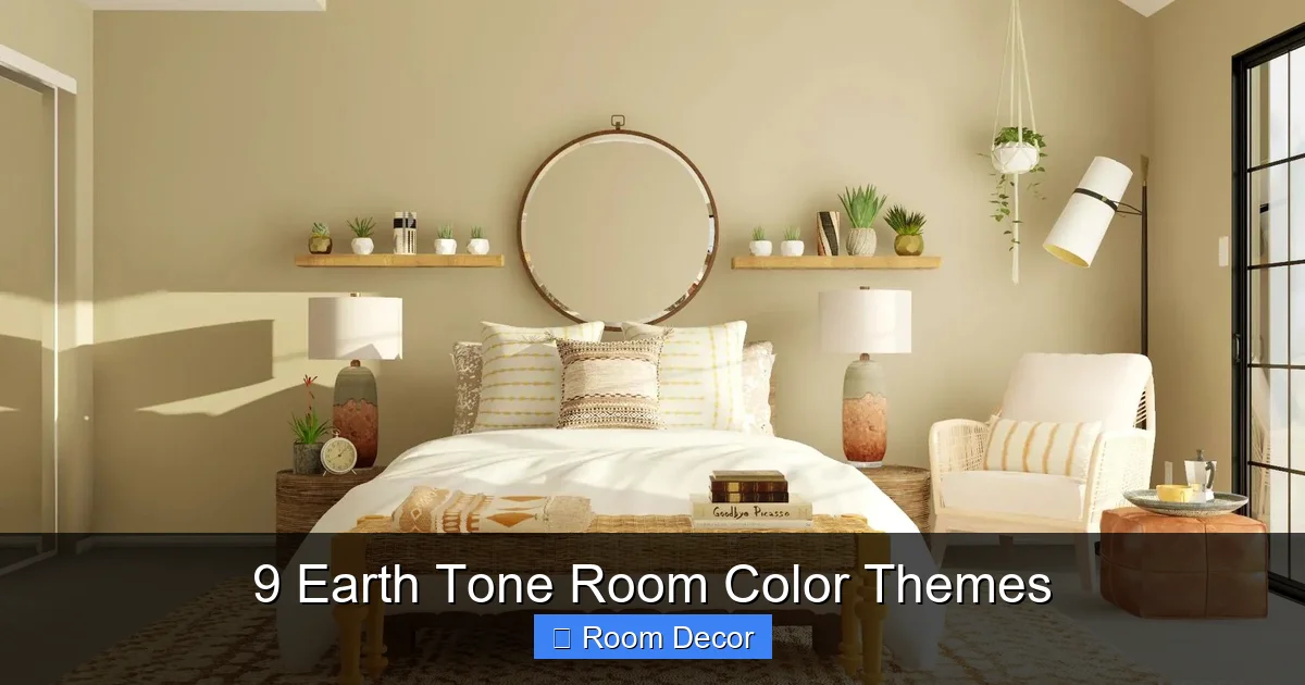 9 Earth Tone Room Color Themes