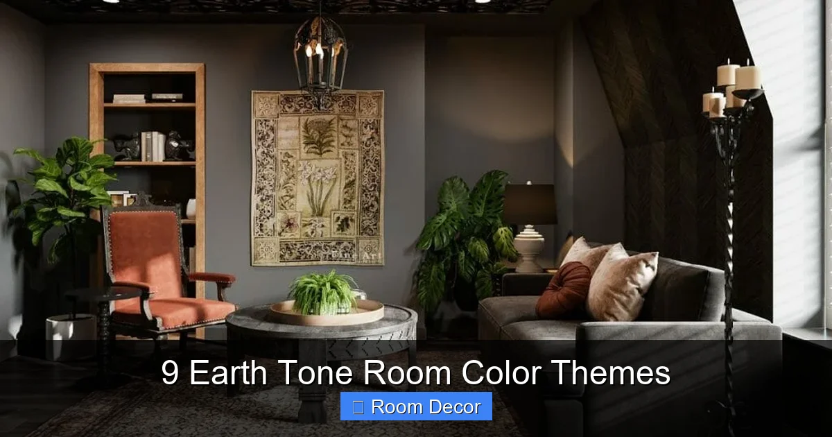 9 Earth Tone Room Color Themes