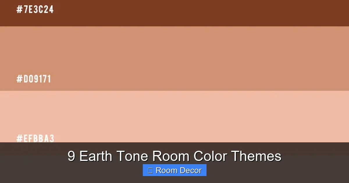 9 Earth Tone Room Color Themes