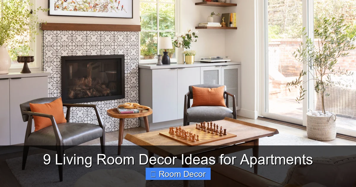 9 Living Room Decor Ideas for Apartments