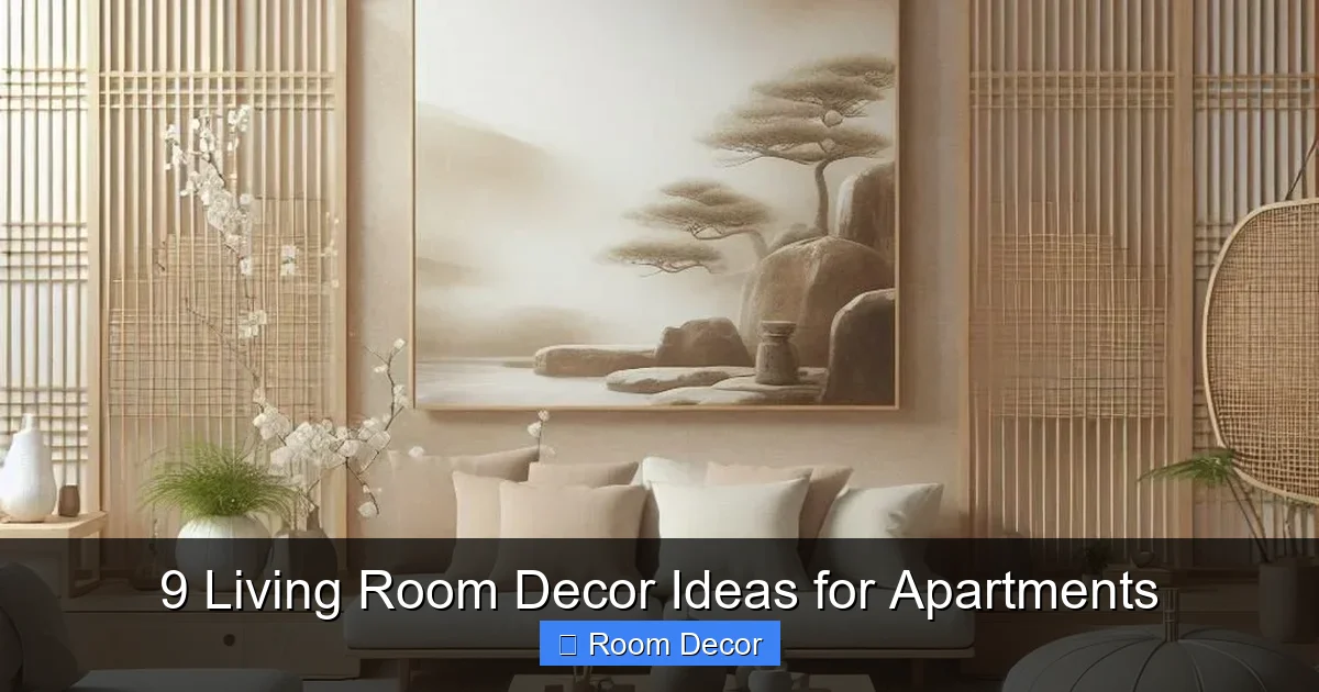 9 Living Room Decor Ideas for Apartments