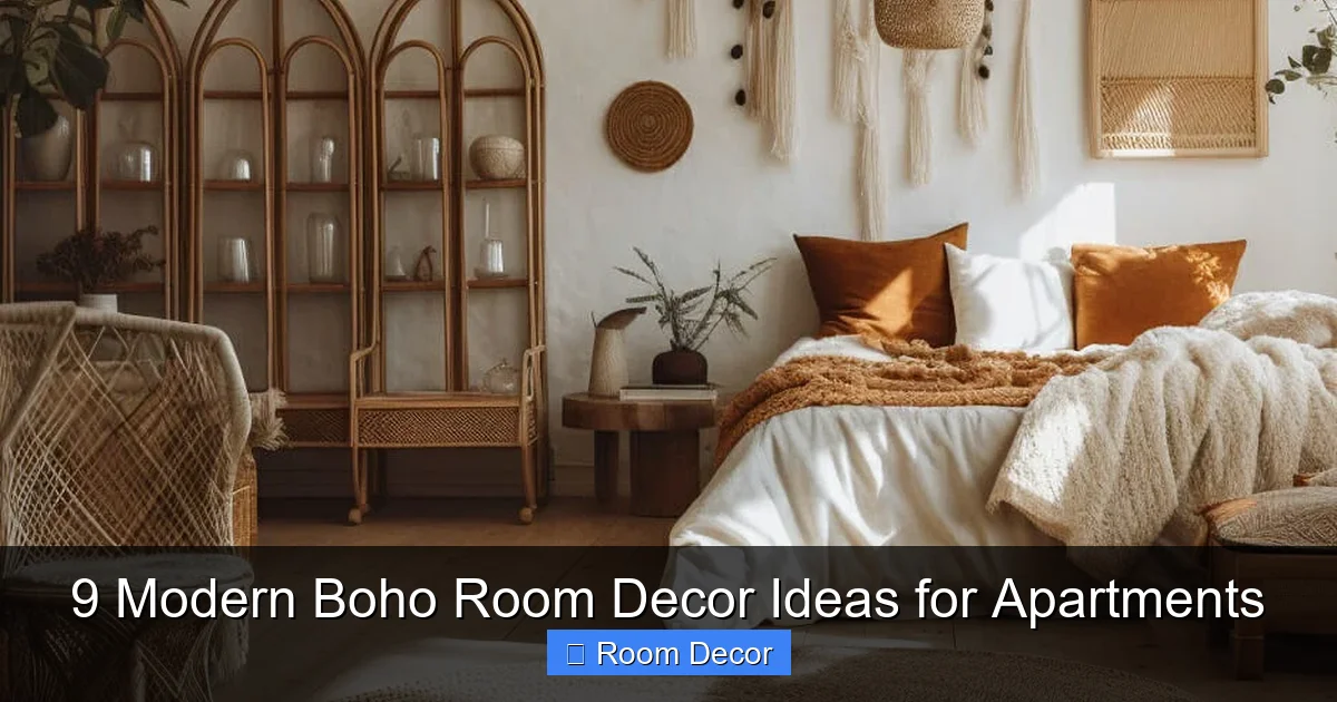 9 Modern Boho Room Decor Ideas for Apartments