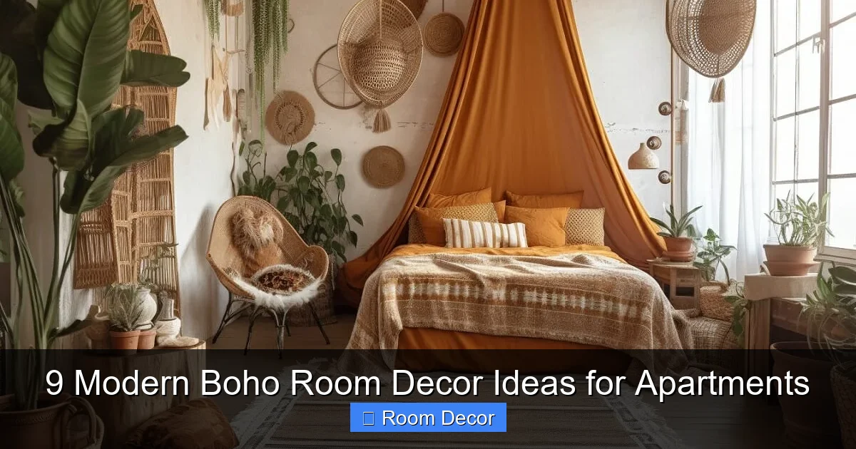 9 Modern Boho Room Decor Ideas for Apartments