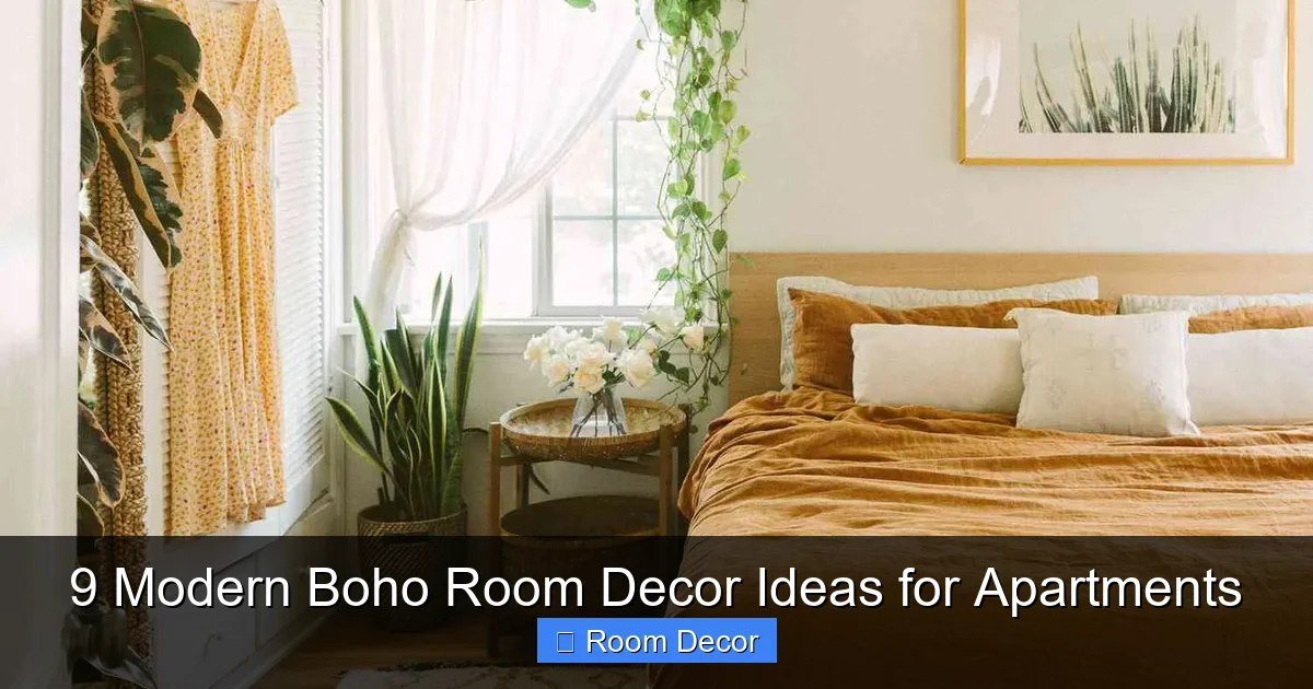 9 Modern Boho Room Decor Ideas for Apartments