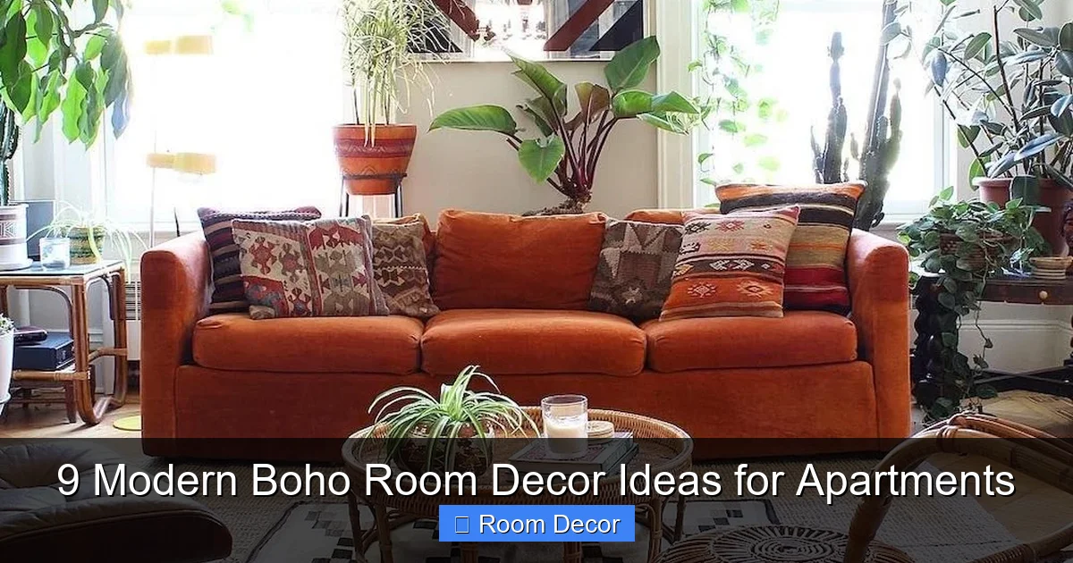 9 Modern Boho Room Decor Ideas for Apartments