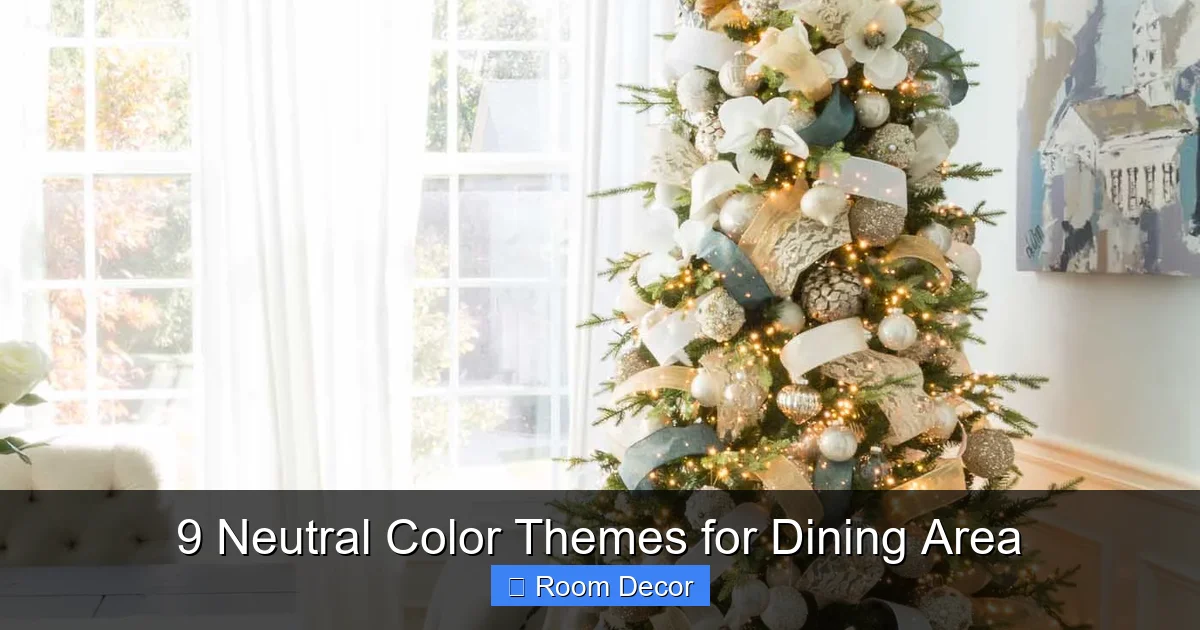 9 Neutral Color Themes for Dining Area