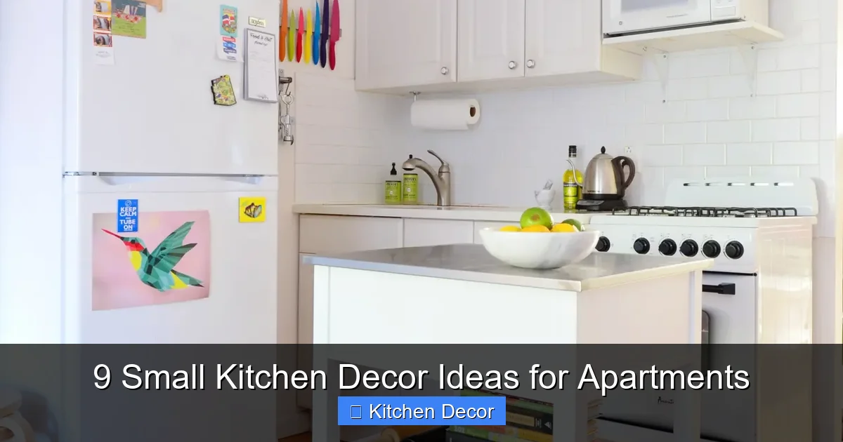 9 Small Kitchen Decor Ideas for Apartments