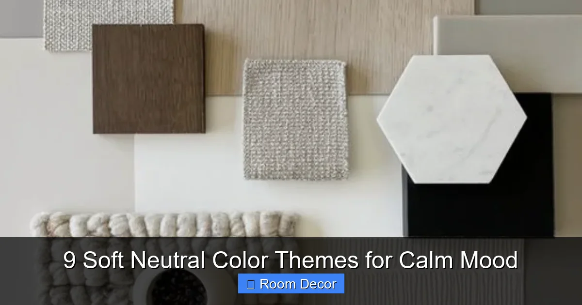 9 Soft Neutral Color Themes for Calm Mood
