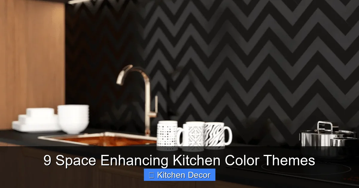 9 Space Enhancing Kitchen Color Themes