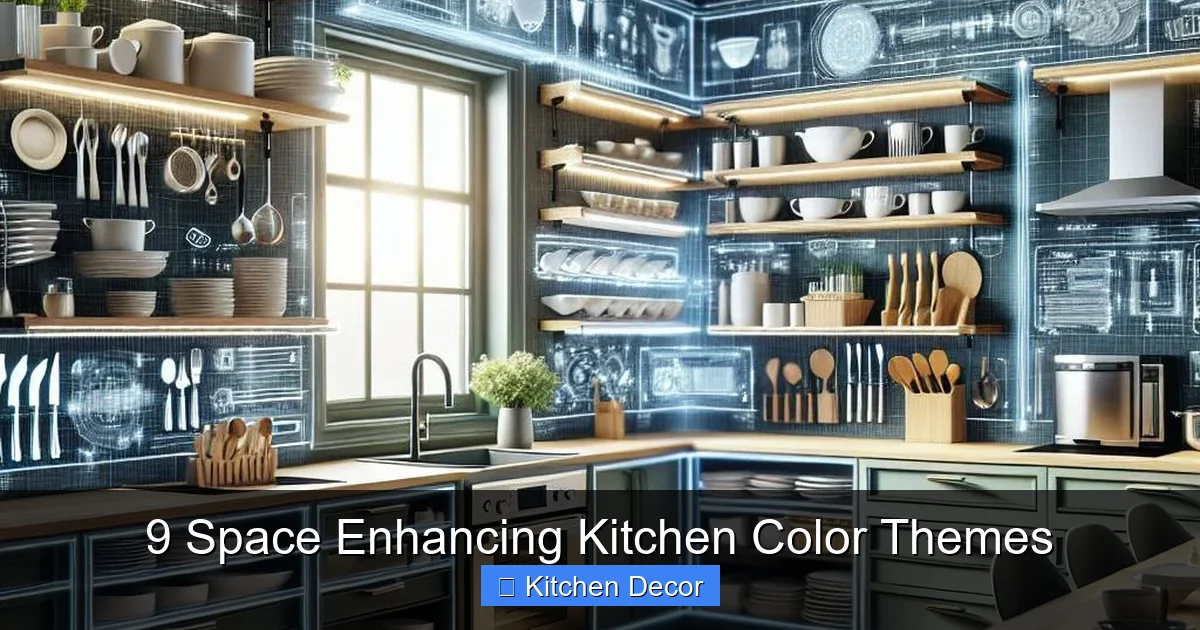 9 Space Enhancing Kitchen Color Themes