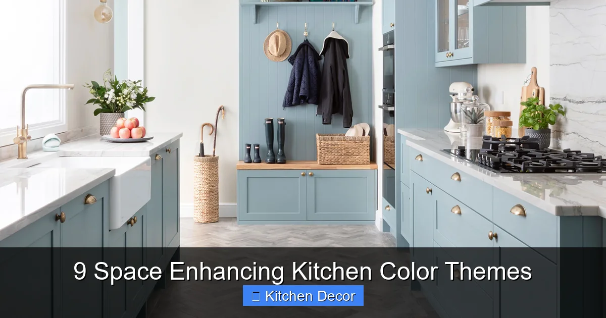 9 Space Enhancing Kitchen Color Themes