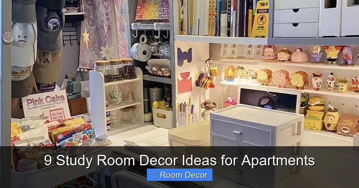 9 Study Room Decor Ideas for Apartments