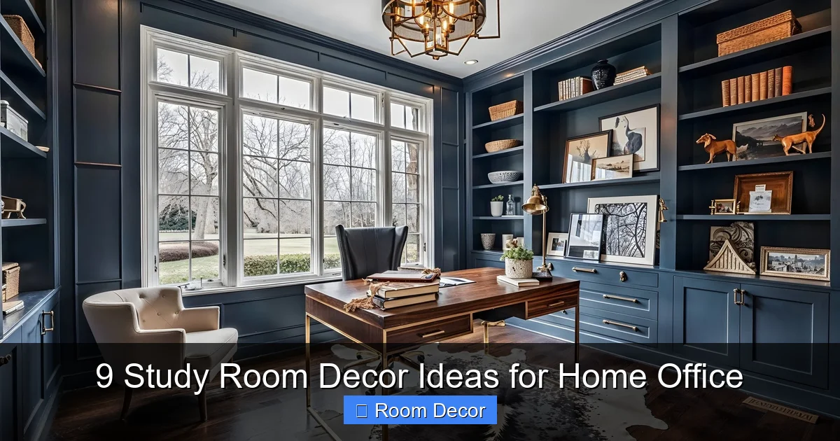 9 Study Room Decor Ideas for Home Office