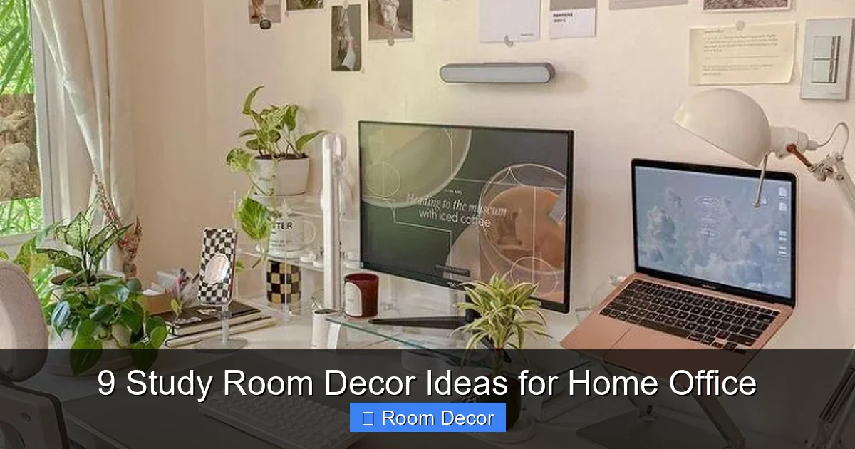 9 Study Room Decor Ideas for Home Office