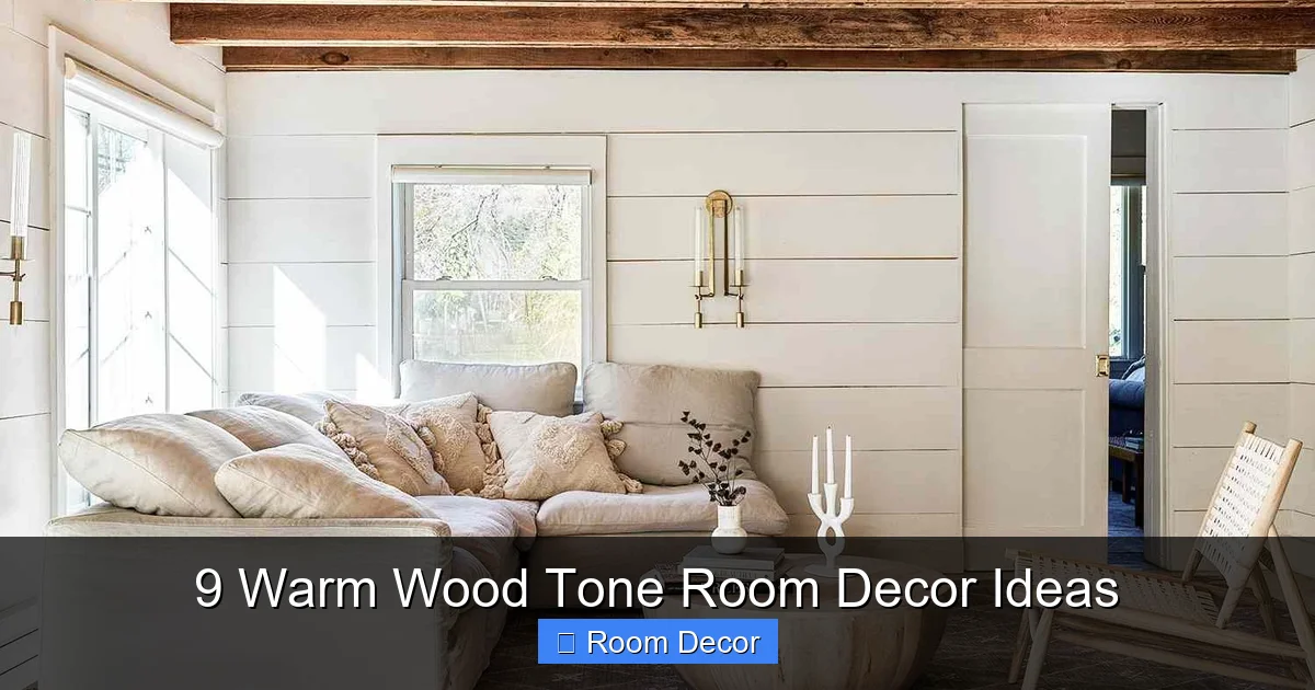 9 Warm Wood Tone Room Decor Ideas