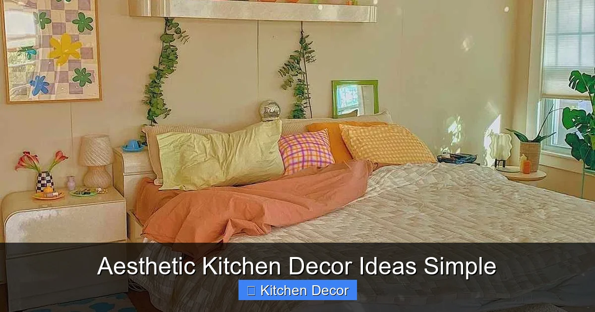 Aesthetic Kitchen Decor Ideas Simple