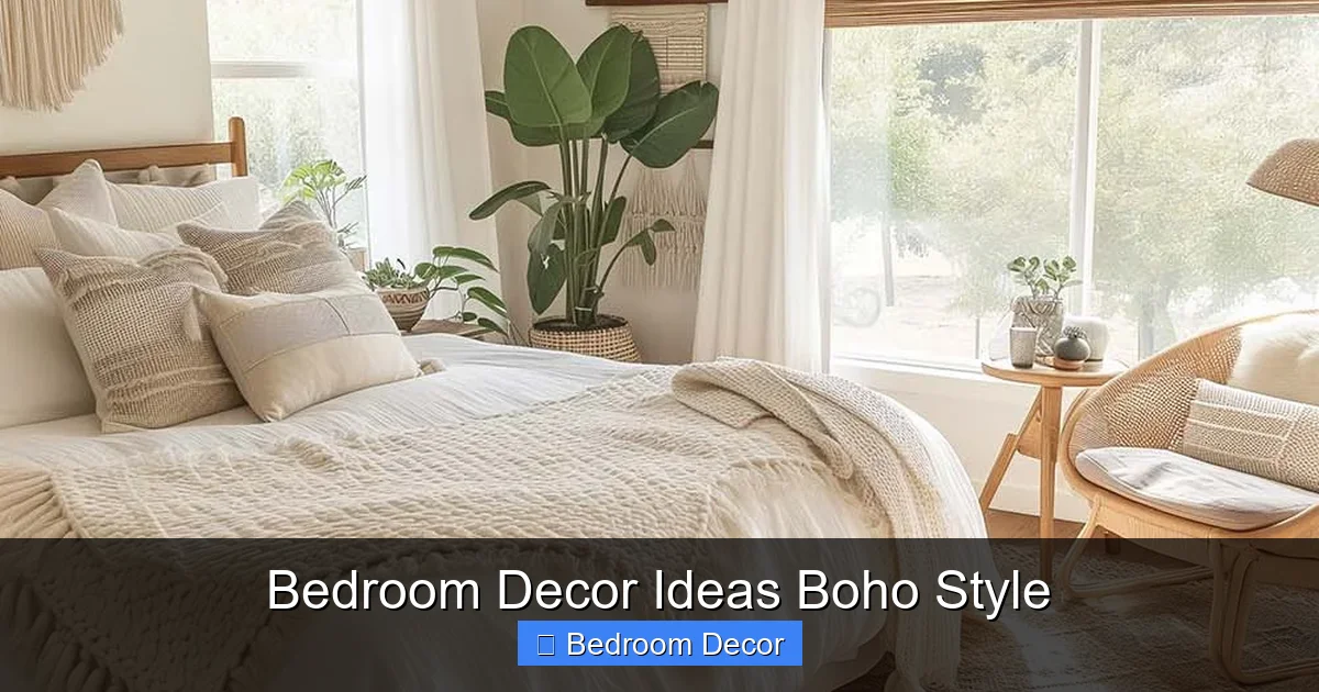 Bedroom Decor Ideas Boho Style