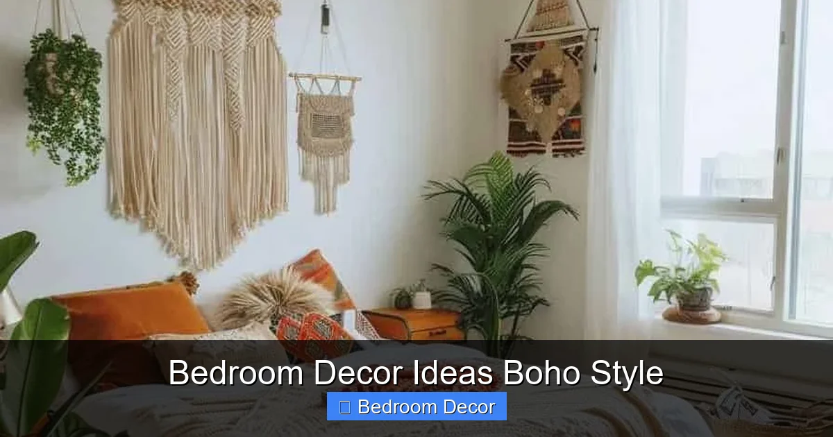 Bedroom Decor Ideas Boho Style