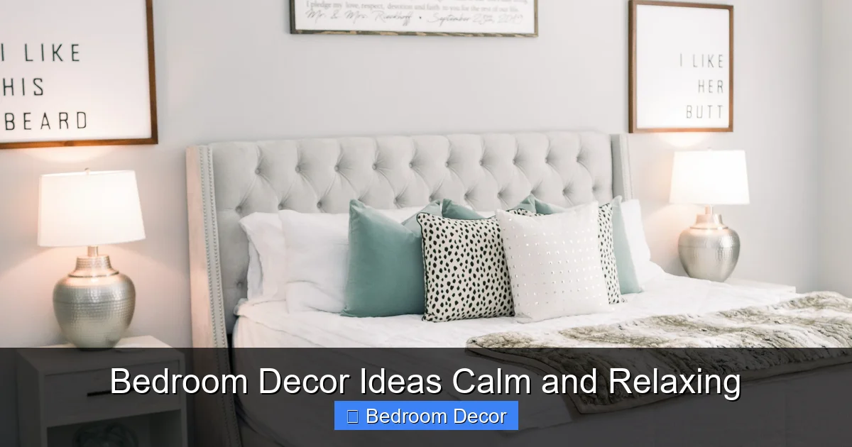 Bedroom Decor Ideas Calm and Relaxing