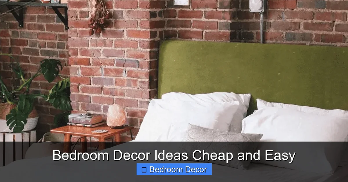 Bedroom Decor Ideas Cheap and Easy