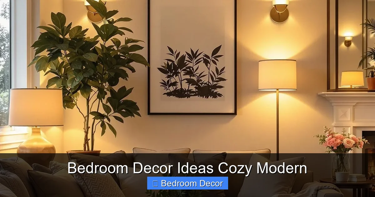 Bedroom Decor Ideas Cozy Modern