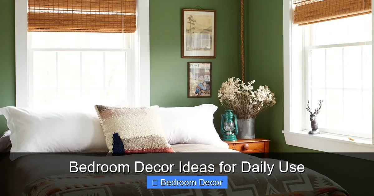Bedroom Decor Ideas for Daily Use