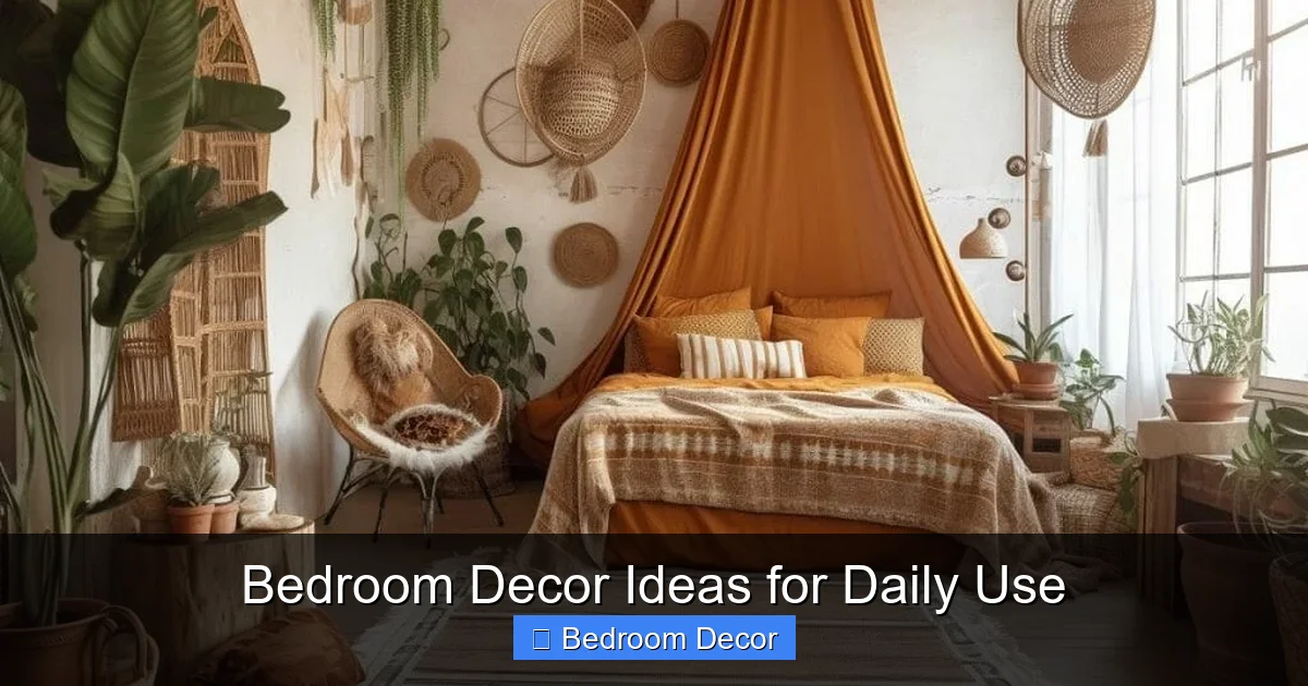 Bedroom Decor Ideas for Daily Use