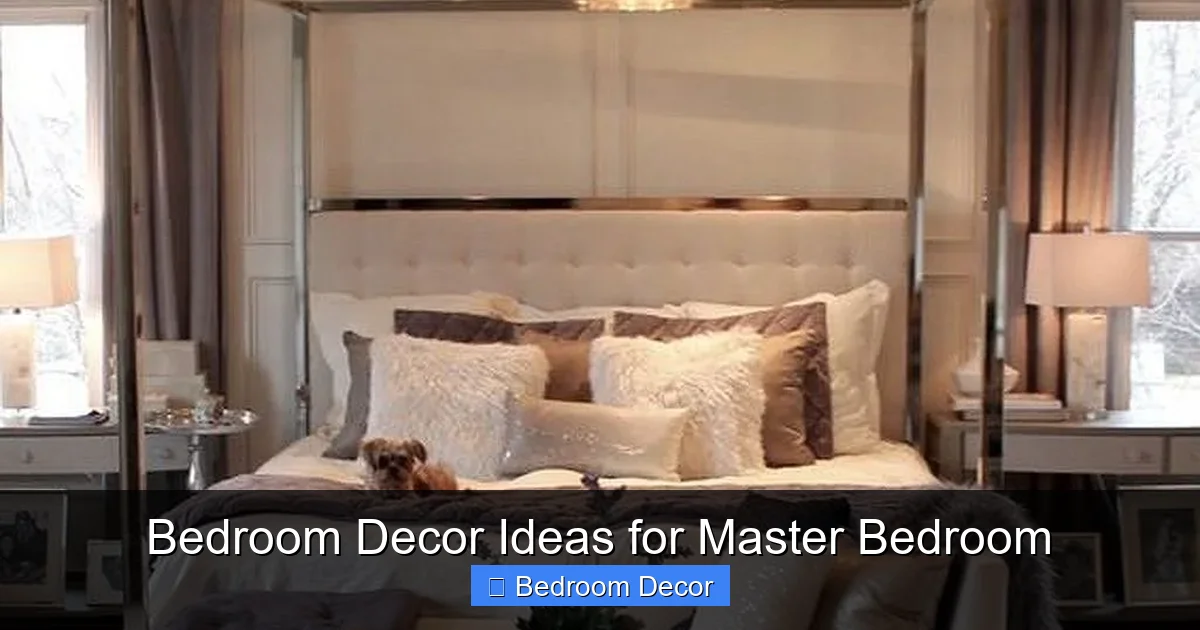 Bedroom Decor Ideas for Master Bedroom