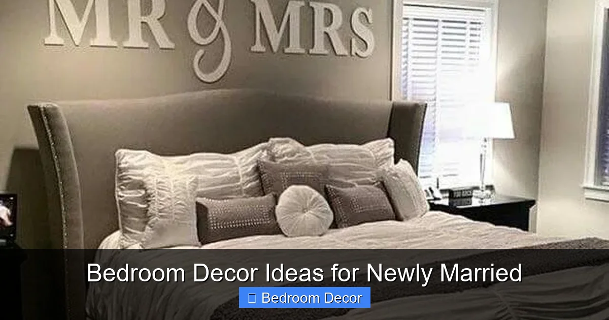 Bedroom Decor Ideas for Newly Married