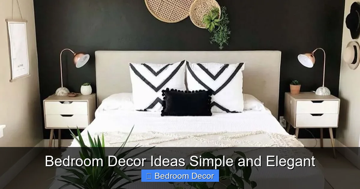 Bedroom Decor Ideas Simple and Elegant