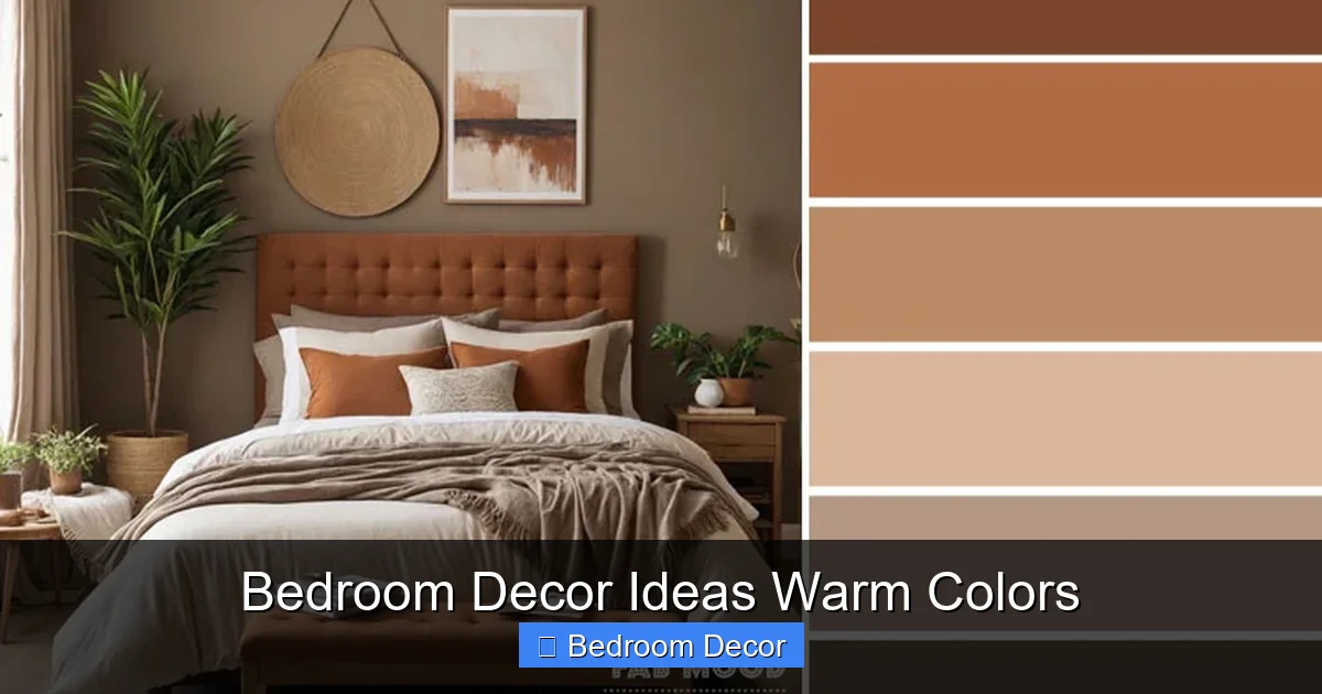 Bedroom Decor Ideas Warm Colors