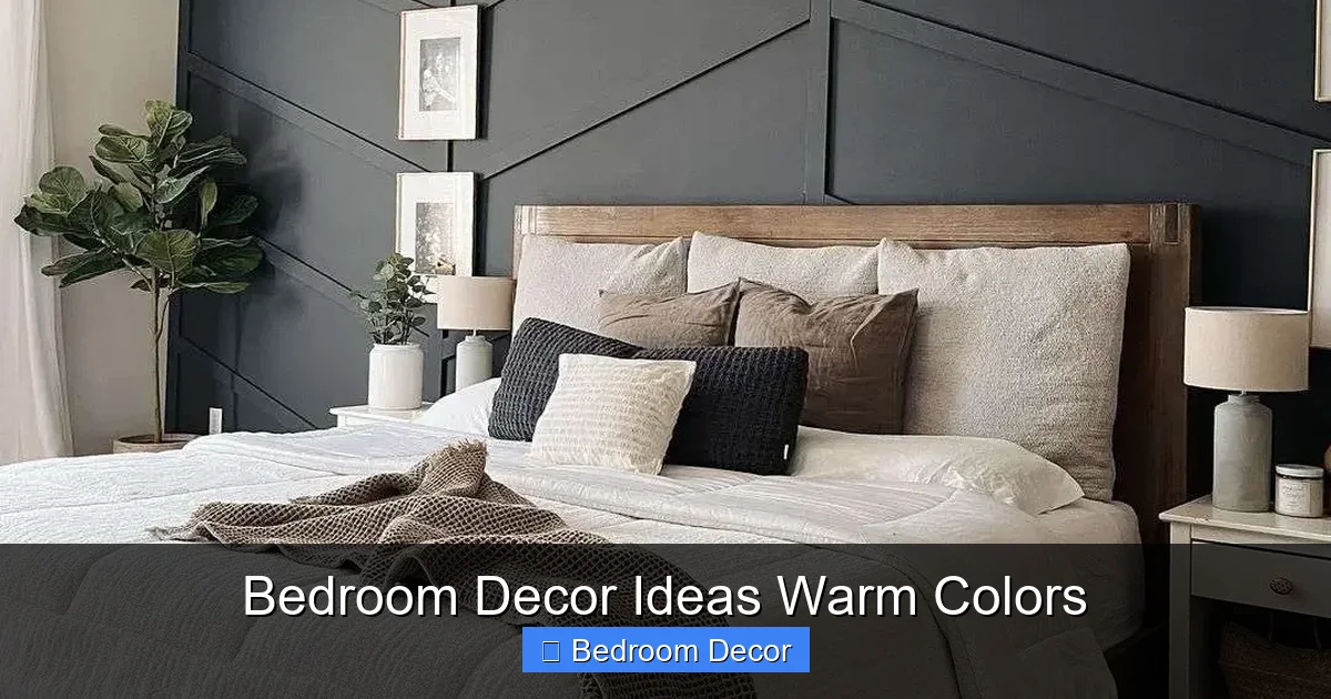 Bedroom Decor Ideas Warm Colors