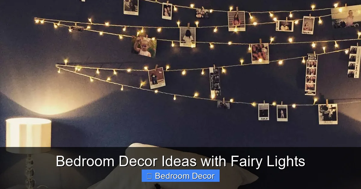 Bedroom Decor Ideas with Fairy Lights