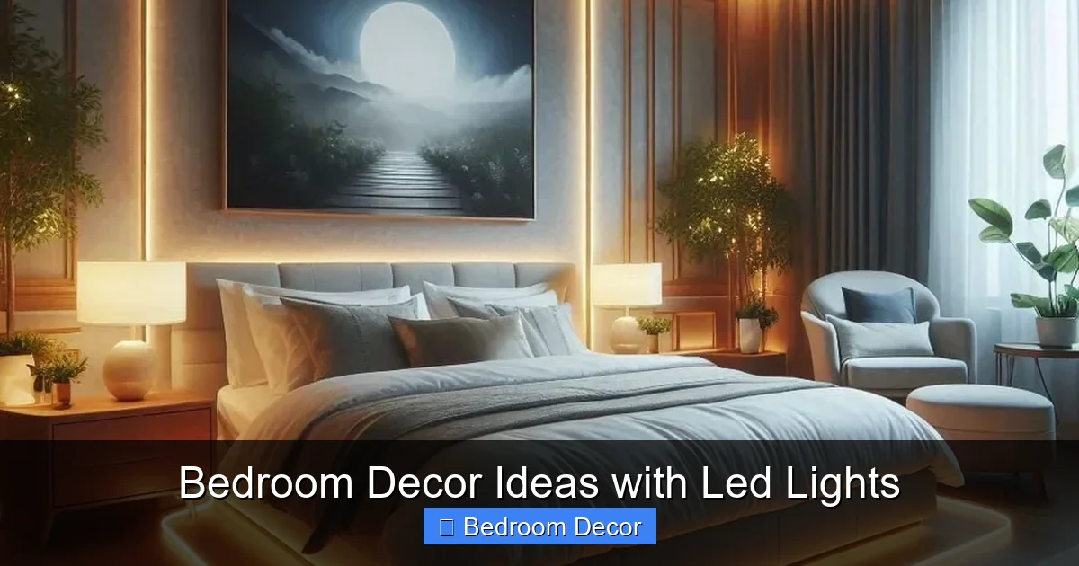 Bedroom Decor Ideas with Led Lights