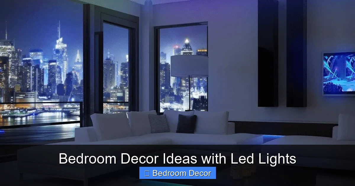 Bedroom Decor Ideas with Led Lights