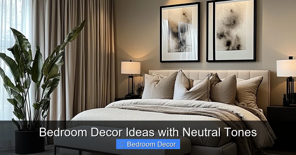 Bedroom Decor Ideas with Neutral Tones